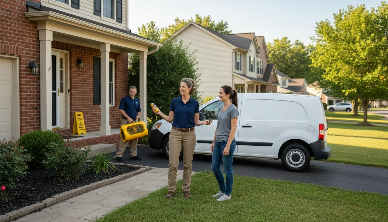 Residential water damage restoration in Richford, VT